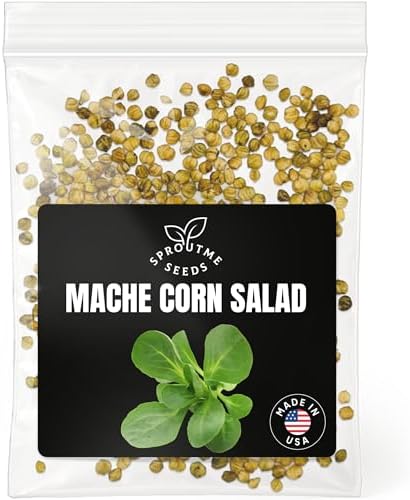 SproutMe Mache Corn Salad 500+ Seeds for Planting, Non-GMO Heirloom by SproutMeSeeds