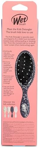 Wet Brush Kids Detangler Hair Brushes - Stars - Midi Detangling Brush With Ultra-Soft IntelliFlex Bristles Glide Through Tangles With Ease - Pain-Free Comb For All Hair Types - Image 6