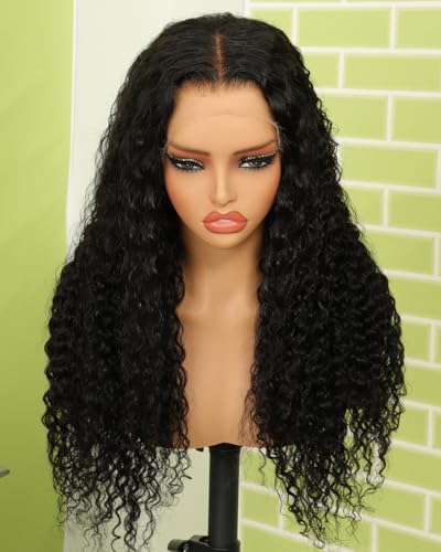BEEOS Curly HD Lace Wig 180% Density, 13x6 Ultra-fitted SKINLIKE Real HD Lace Frontal Wig Pre-Plucked Human Hair Wig Bleached Knots 26 Inch - Image 5