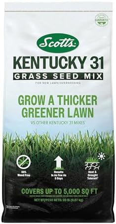 Scotts Kentucky 31 Grass Seed Mix, 20 lbs. by Unknown