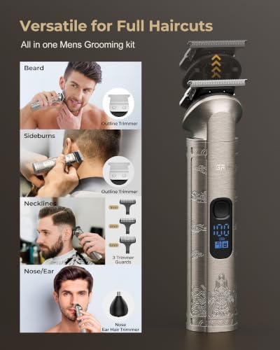 VGRPRO Hair Clippers for Men Professional, Cordless Clipper and Trimmer Set - Image 4