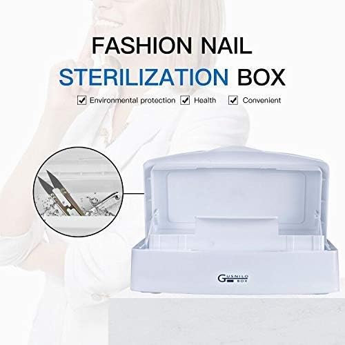 Nail Art Tools, Plastic Storage Box for Nail Tools,Manicure Tool, Tweezers, Hair Salon, Spa and Trimmer Manicure Equipment (1 piece, White) - Image 4
