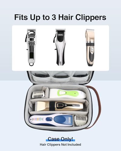 Luxtude Hair Clipper Case, Barber Travel Cases for Trimmers, Guards - Image 3