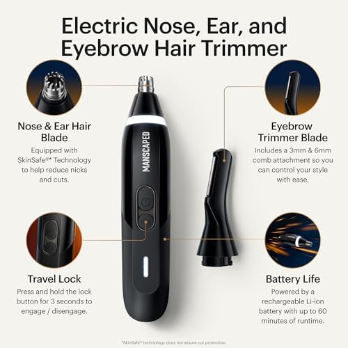 MANSCAPED® Weed Whacker® 3.0 PRO Electric Nose, Ear & Eyebrow Hair Trimmer - Image 2