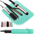 2 Pack Heat Resistant Mat Large Silicone Hot Hair Tools Holder for Curling Irons Flat Iron Hair Styling Tools Mat Portable Vanity Pad by Quccefods