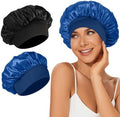 2Pcs Satin Bonnets Silk Bonnet for Sleeping by LEADUWAY