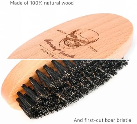 Soft Boar Bristle Beard Brush for Men - Image 2