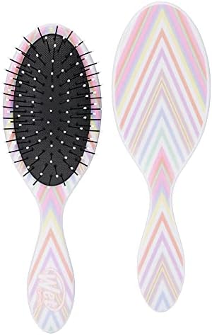 Wet Brush Kids Detangler Hair Brushes - Chevron - Midi Detangling Brush with Ultra-Soft IntelliFlex Bristles Glide Through Tangles with Ease - Pain-Free Comb for All Hair Types by WetBrush