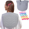 Hair Cutting Guide Cape Hair Cutting Collar for Hairstylists with Guidelines Weighted Hair Cutting Mat Silicone Waterproof Haircut Shoulder Mat (Gray) by DBYANAN