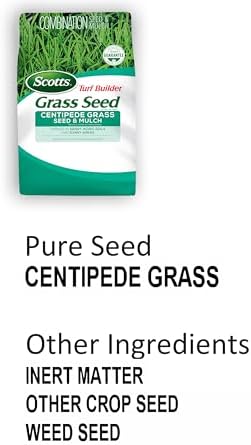 Scotts Turf Builder Grass Seed Centipede Grass Seed & Mulch 5 lbs. (6-Pack) - Image 2