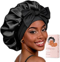 EverFoams Satin Curly Hair Bonnet for Sleeping Anti-Frizz by EverFoams