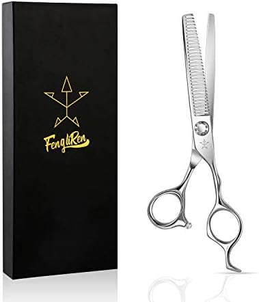 High-end Professional Hair Thinning Scissors Hair Cutting Teeth Shears Barber Hairdressing Texturizing Scissors Extremely Very Sharp 6.5 Inch Stainless Steel Alloy For Men Women Salon & Home by Fengliren%C2%AEDedicatedToScissorsForOver40Years