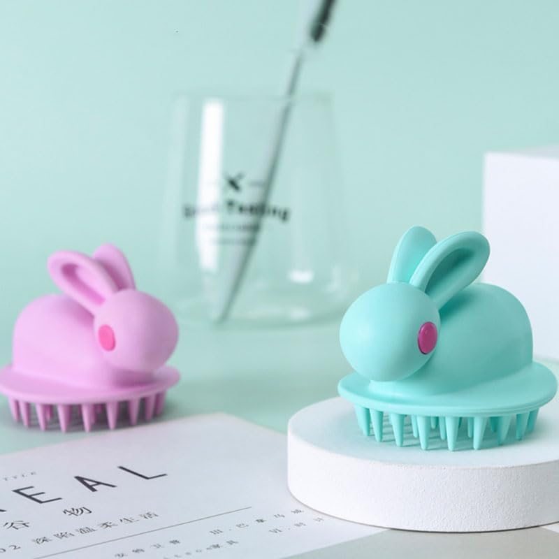 Ximimark 2 pcs Silicone Shampoo Brush for Deep Scalp Massage and Hair Washing - Soft and Gentle Comb for Bath and Spa Use - Image 7