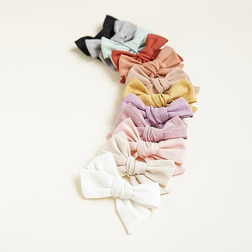 Niceye 24 Pack Baby Hair Bows for Girls, Toddler Hair Clips in Paris - Image 3