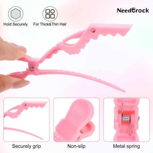 Needbrock 25 Pcs 4.5 In Alligator Hair Clips for Styling Sectioning Salon - Image 3