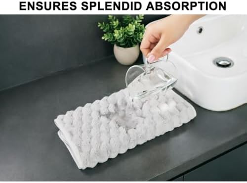 Cloud Velvet Hand Towels 3-Pack 14"x29.6" - Ultra Soft Microfiber Washcloths Set for Bathroom, Quick Dry Face & Hair Towels for Gym Spa - Image 6