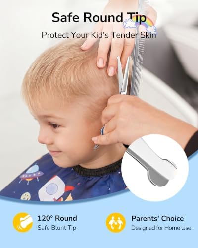 ULG Hair Cutting Scissors Kit for Kids - Image 3