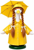 Yellow Raincoat Porch Goose Outfit, Wig & Umbrella Set, 4-Piece Kit by ZYIDBNG