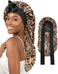AWAYTR Long Satin Bonnet for Braids - Double Layer Hair Bonnet for Sleeping by AWAYTR