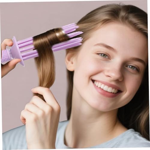 Curling Roll Comb Air Volume Curly Hair Comb with Non Slip Grip Fluffy Styling Hair Volumizer Tool for Women Casual Wear or Special Events - Image 5