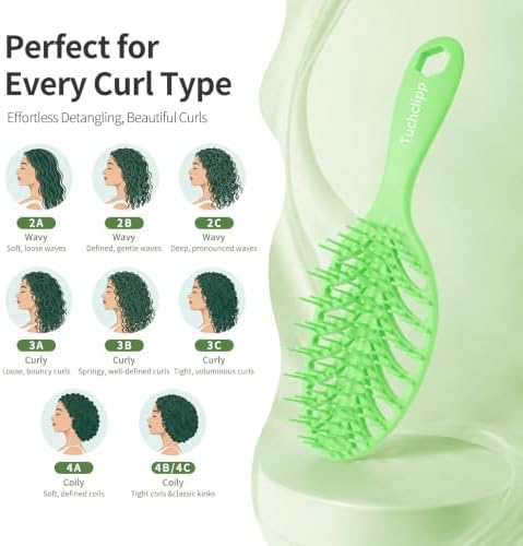 Vented Detangling Brushes for Wet & Dry,Curly Straight Thick Hair - Image 6