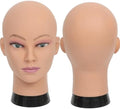 Mannequin Head Bald Female Cosmetology Manikin Head for Wigs Making Wig Display Hat Display Glasses Display Hairdressing Training Head Doll Head with Clamp by RuiSiMeiABrandYouCanTrust