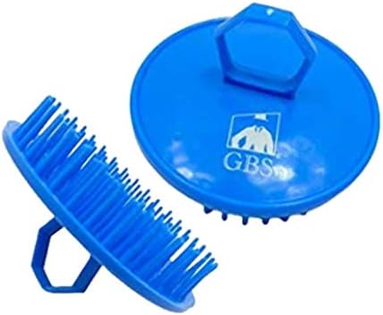 G.B.S Hair Scalp Massager Shampoo Brush-Scalp Brush for Hair Washing, Women, Men & Pet Grooming, Blue by GentsFineGroomingProducts