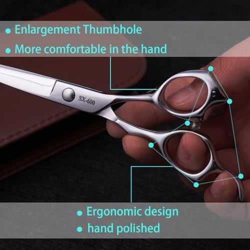 Hair Cutting Scissors Professional Barber Shears, Hairdresser Scissor Made Of Stainless Steel For Hairdressing Salon and Home Use Extremely Very Sharp Ergonomic Design - Image 3