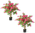 3FT Artificial Bougainvillea Tree, Faux Bougainvillea for Indoor Outdoor Decor, Lifelike Bougainvillea Artificial Flowers Plant for Outdoors, Front Porch, Entryway, Office & Living Room by UFEH
