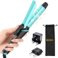 Mini Travel Curling Iron 1 Inch,Dual Voltage with European Plug Adapter by Casavok
