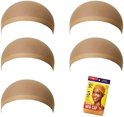 Red by Kiss Stocking Wig Cap 5 PCS (Dark Beige) by REDbyKISS