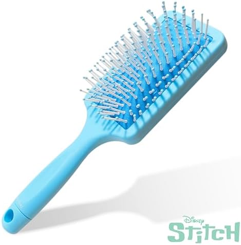 LUV HER Lilo & Stitch Kids' Detangling Confetti Hair Brush - with Stitch & Angel, Gentle on Wet & Dry Hair - Ideal for Kids Ages 3+ - Makes Hair Care Enjoyable and Simple - Image 2