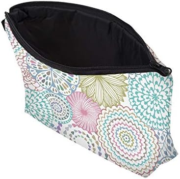 Deanfun Cosmetic Bag for Women, Mandala Flowers Waterproof Makeup Bags Roomy Toiletry Pouch Travel Accessories Gifts (51561) - Image 6