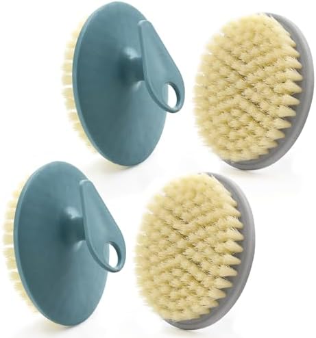 4 Pack Body Brushes, BEAUTAIL Gentle Exfoliating Shower Brush by BEAUTAIL