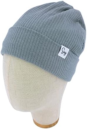 Jersey Beanie Hat for Newborn Baby Boys Girls Silky Satin Lined Hats Bonnet Toddler Infant Little Kids Beanies Caps - Image 2
