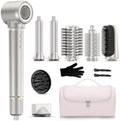 9-in-1 Hair Dryer Brush Kits, Curly Hair Dryer with Diffuser for Women by KKZN