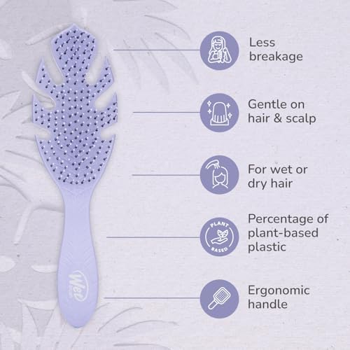 WetBrush Go Green Detangler Purple - Image 4