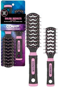 Conair Hair Brush Set, Salon Results, Full-Size & Mid-Size, Pink by conair