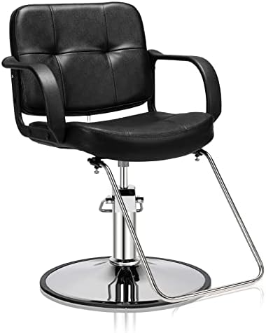 OmySalon Salon Styling Chair Heavy Duty for Stylist Hair Cutting, Hydraulic Barber Swivel Chair, Hairdressing Tattoo Beauty Spa Equipment by OmySalon