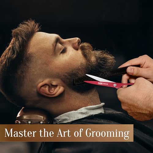Facón Hair Cutting Scissors - Professional Hair Scissors 6.5 Inch Razor Edge Barber Shears Salon Hair Cutting Shears - Japanese Stainless Steel - Precision Cutting Premium Shears for Men, Women & Kids - Image 4