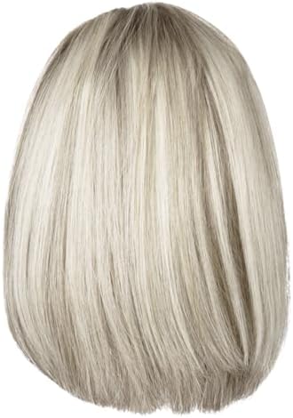Raquel Welch Longing For London Luxurious Mid-Length Bob Cut Wig, Black Label Human Hair Collection by Hairuwear, Average Cap, RH12 23 Coconut Cream - Image 5