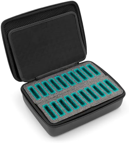 CASEMATIX Clipper Blade Storage Case, Holds 20 Clipper Blades & Guards - Image 3