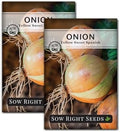 Sow Right Seeds-Yellow Sweet Spanish Onion Seed for Planting Vegetables 2pk by SowRightSeeds
