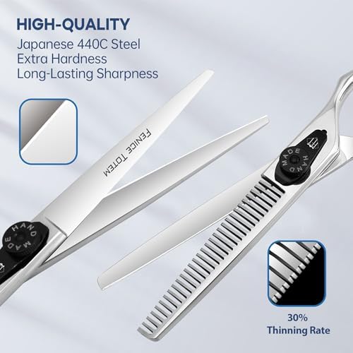 Professional Hair Cutting Scissors, 6.0 inch, Suitable for All Hair Types (SET) - Image 3