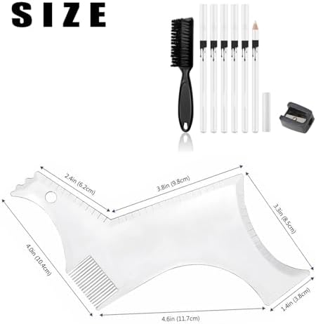 White Barber Pencil Set - Edge Hairline Razor Trace Pencils - Image 2