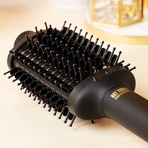Hot Tools Pro Artist Heated Hair Styling Oval Brush, Black/Gold - Image 4