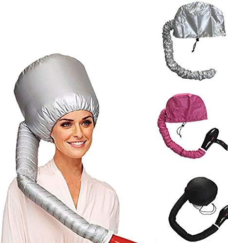 Safety Hair Dryer Cap Portable Soft Drying Salon Baking Oil Hat for Hand Held Hair Dryer Attachment Home (Pink) - Image 2