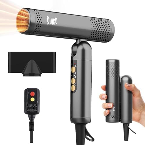 Quico Travel Hair Dryer Dual Voltage 120,000RPM Fast Drying BLDC Blow Dryer by Quico