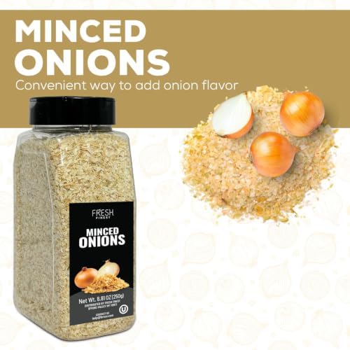 Fresh Finest Culinary Dried Minced Onion Flakes 250G (8.81oz) - Image 4