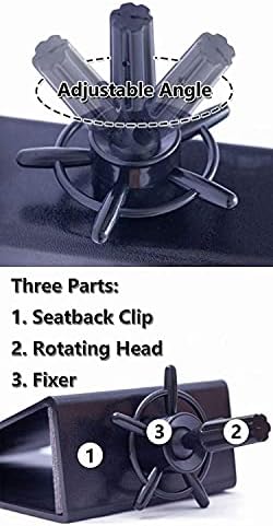 Chair Mannequin Head Clamp Stand with Clip for Wigs and Trainning Head Sturdy and Durable Adjustable Wig Head Stand Holder for Cosmetology Hairdressing Seat Back Clamp - Image 4